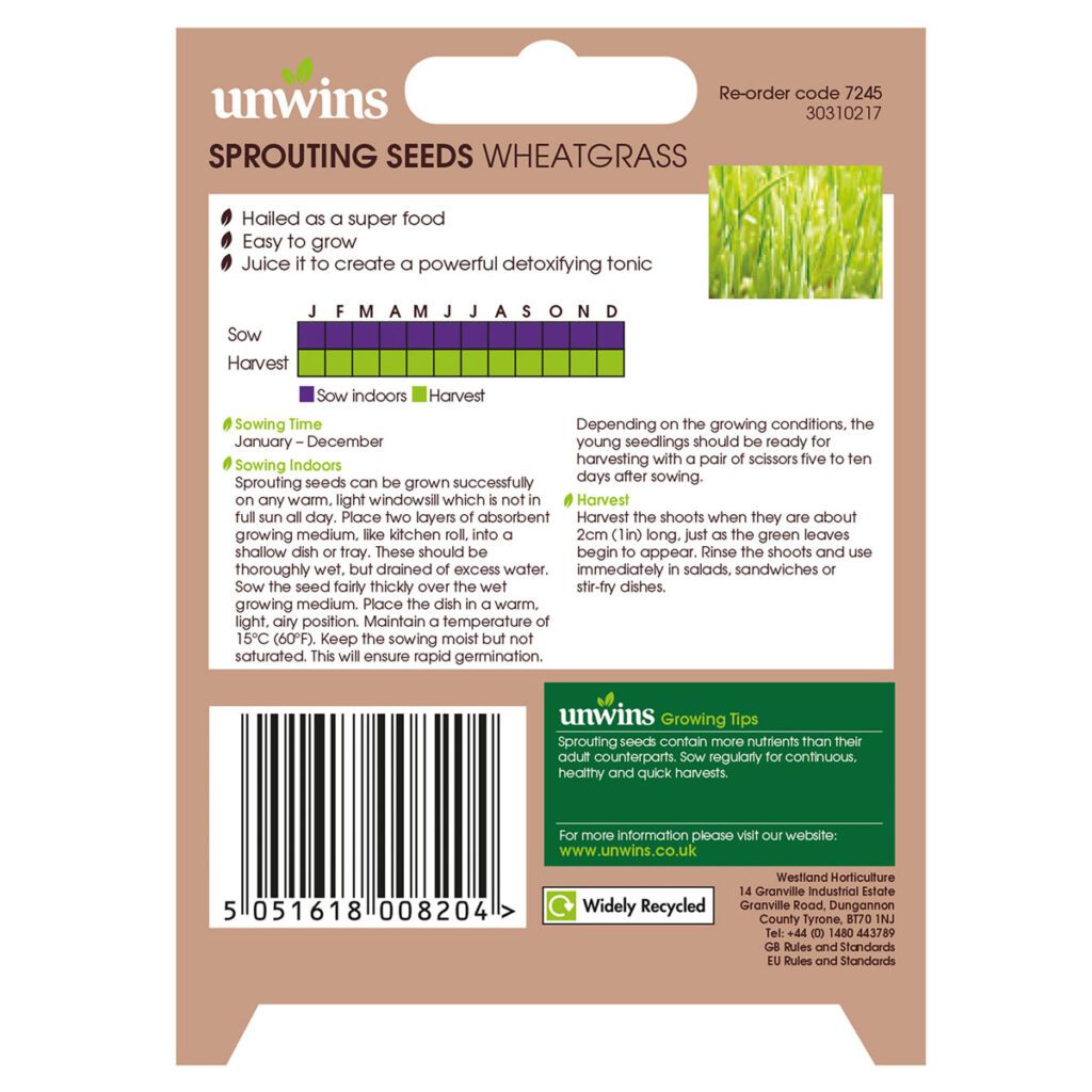 Unwins Wheatgrass Sprouting Seeds 5051618008204 2